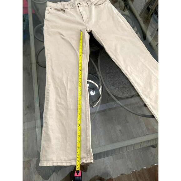 Old Navy Mens Boot-Cut Jeans Beige 40x32 Cotton Blend Denim - Picture 5 of 6